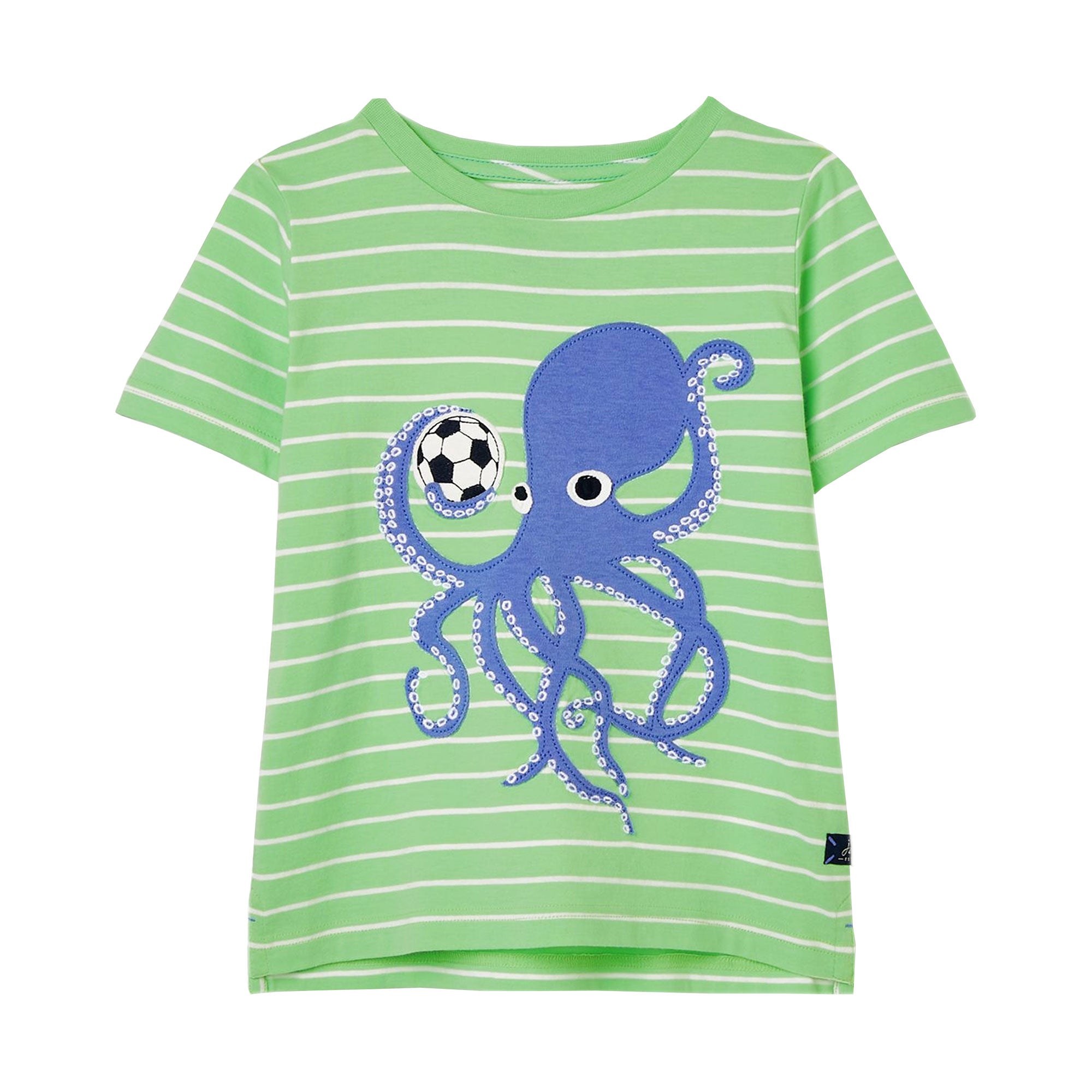 Joules Boys Archie Short Sleeve Applique Artwork T-Shirt