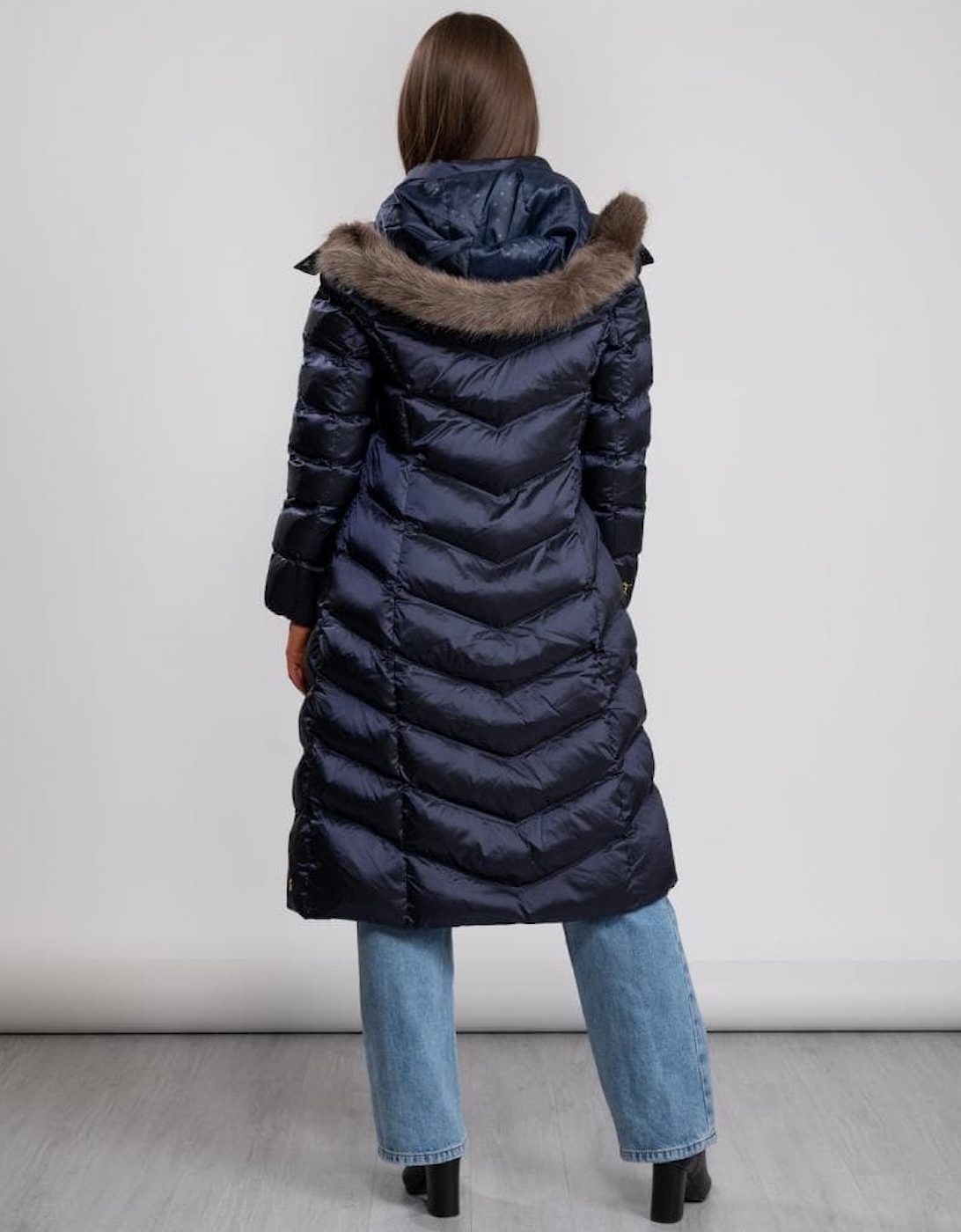 Joules Long Padded Coat Amesbury