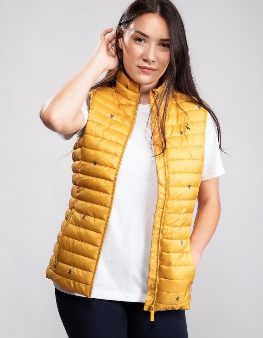 Joules Water Resistant Family Packable Gilet Snug Gilet