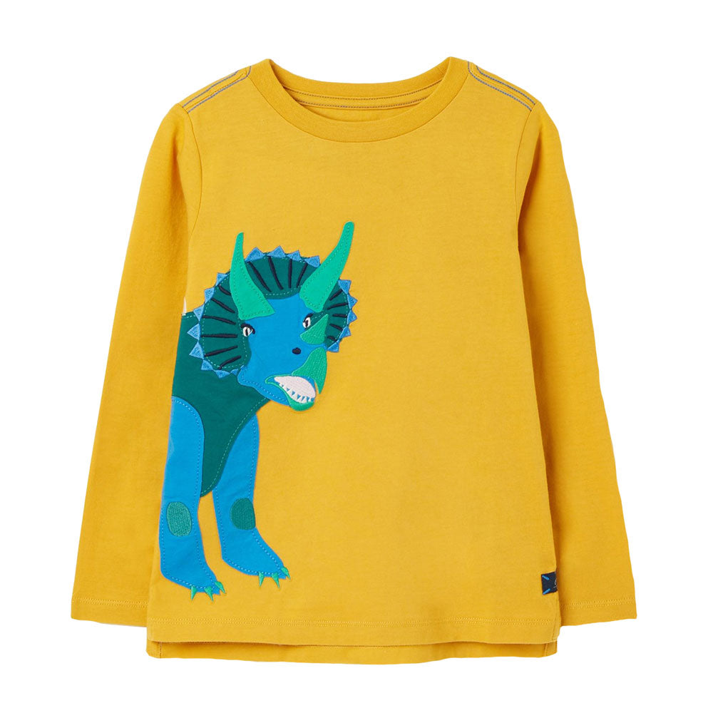 Joules Boys Jack Triceratops Long Sleeve T Shirt