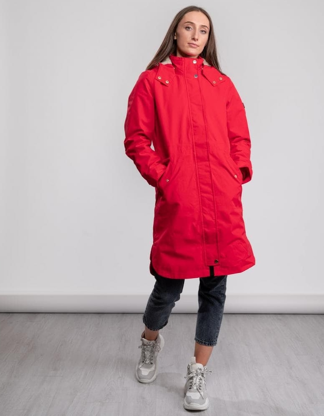 Joules Loxley Cosy Womens Borg Lined Waterproof Coat