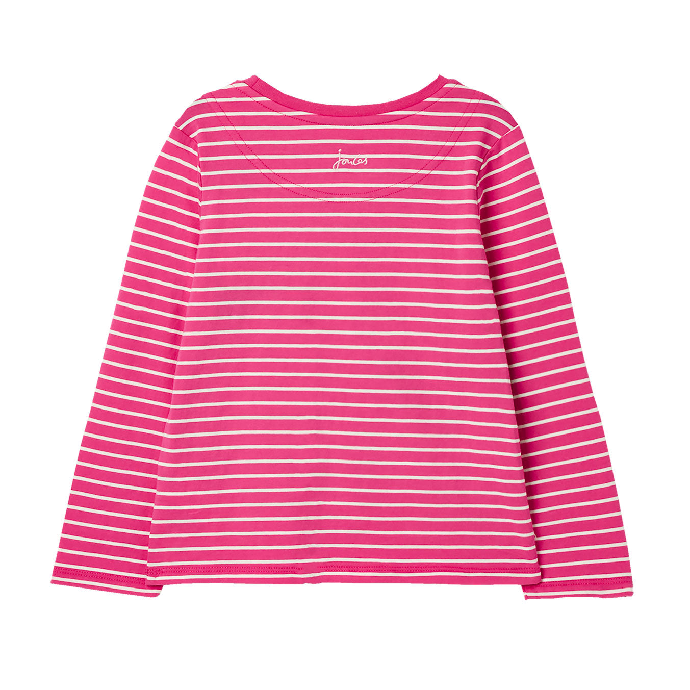 Joules Girls Ava Long Sleeve Applique Artwork T-Shirt