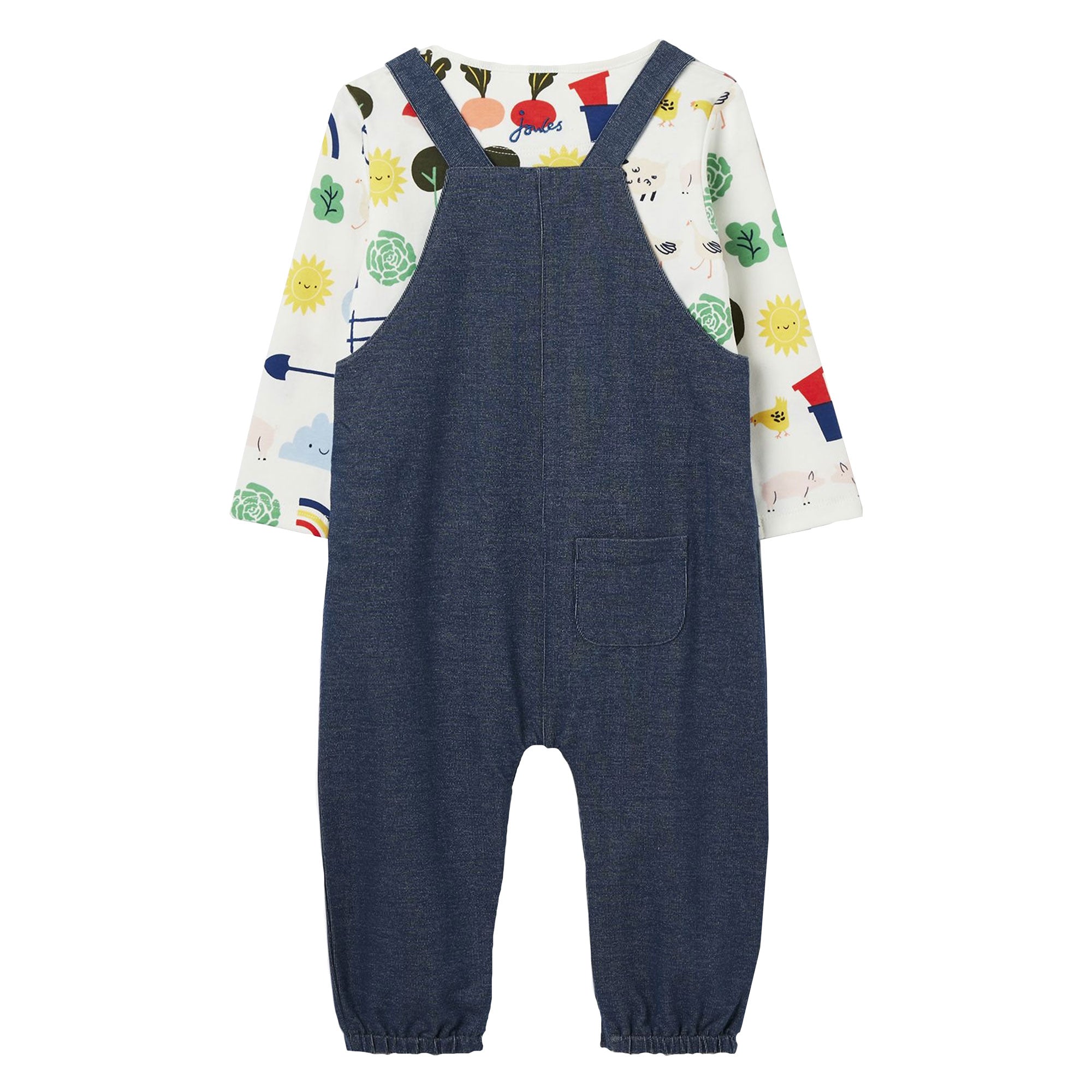Joules Baby Wilbur Denim Dungaree Set