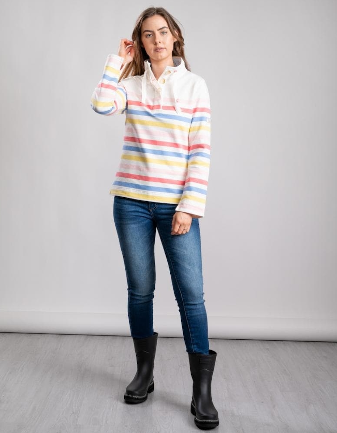 Joules Funnel Neck Sweatshirt Saunton