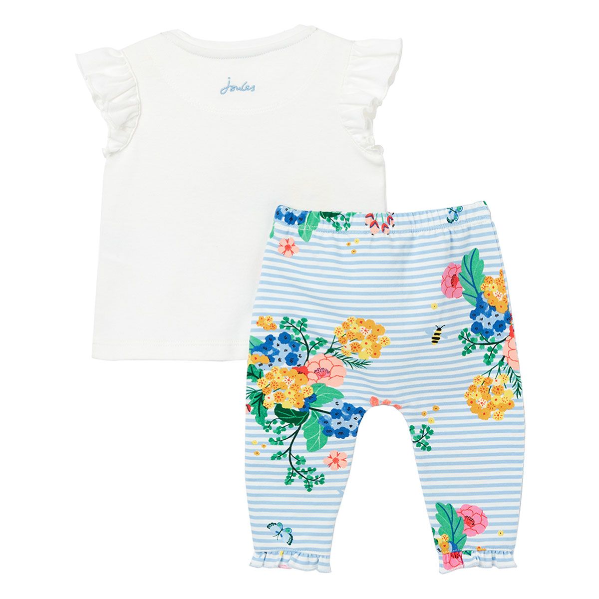 Joules Baby Girl Poppy Organic Cotton Artwork Set