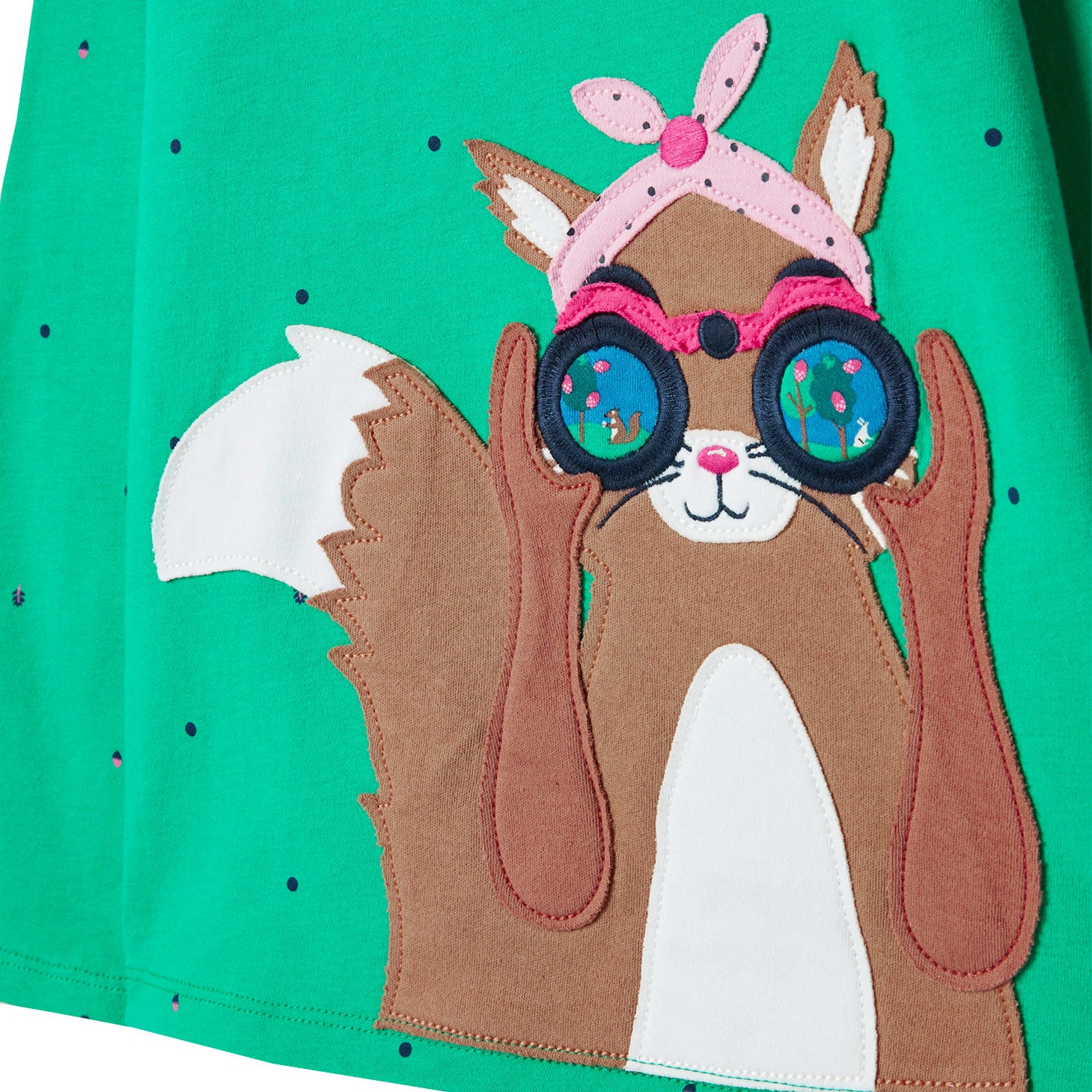 Joules Girls Ava Long Sleeve Applique T-Shirt