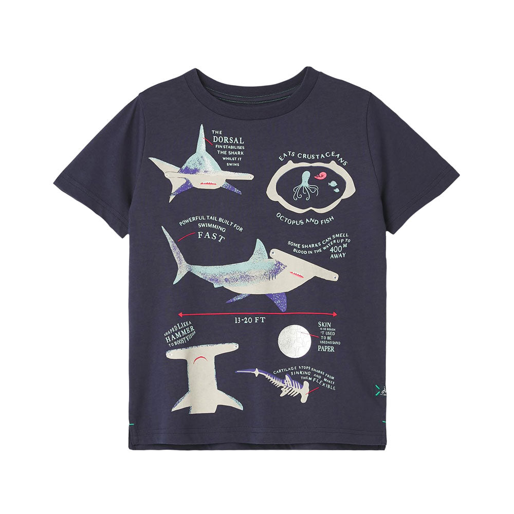Joules Boys Ben Short Sleeve Artwork T-Shirt