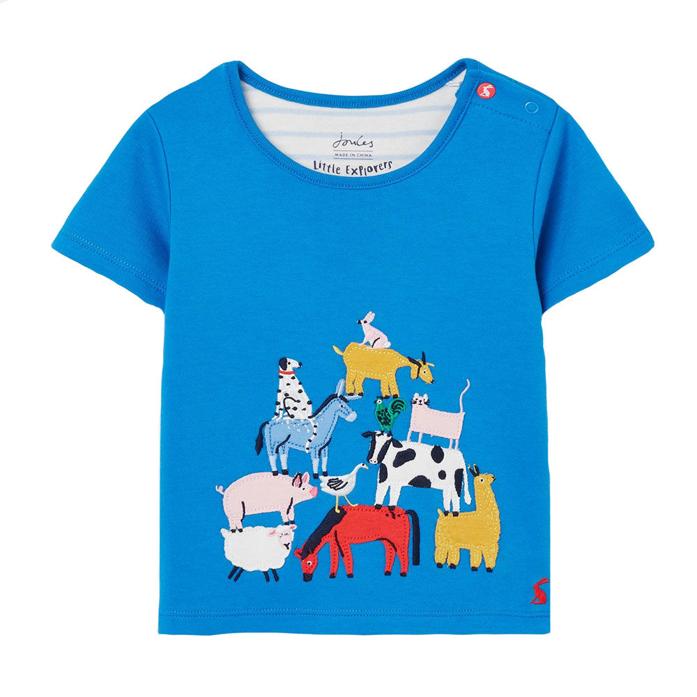 Joules Baby Tate Short Sleeve Artwork Tee