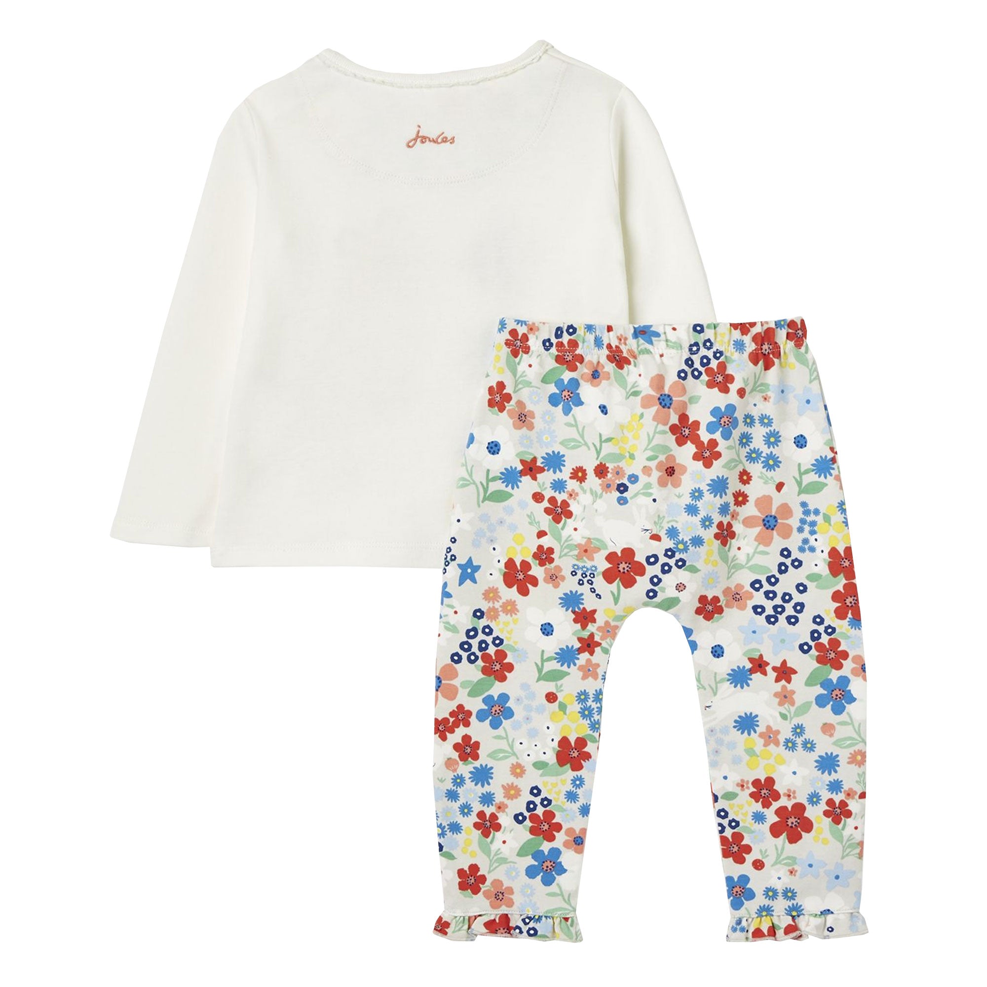 Joules Baby Poppy Artwork Top And Legging Set