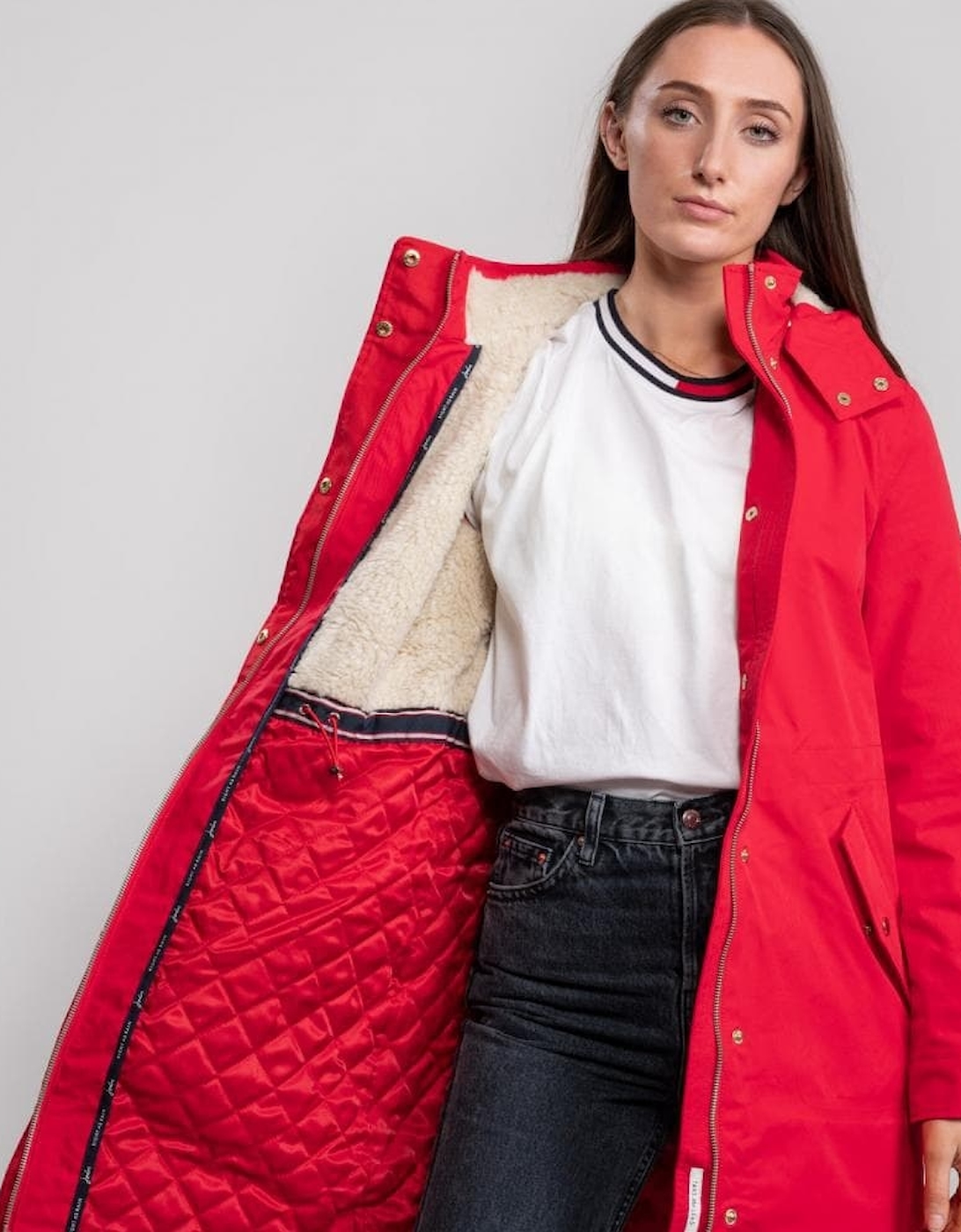 Joules Loxley Cosy Womens Borg Lined Waterproof Coat