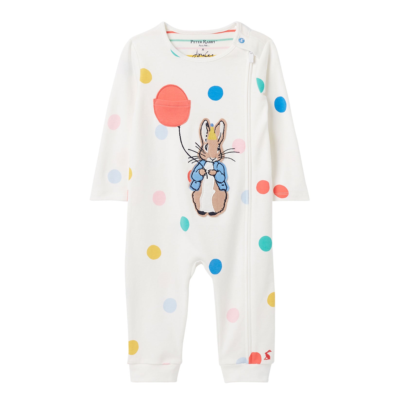 Joules Baby Peter Rabbit Winfield Organic Cotton Romper