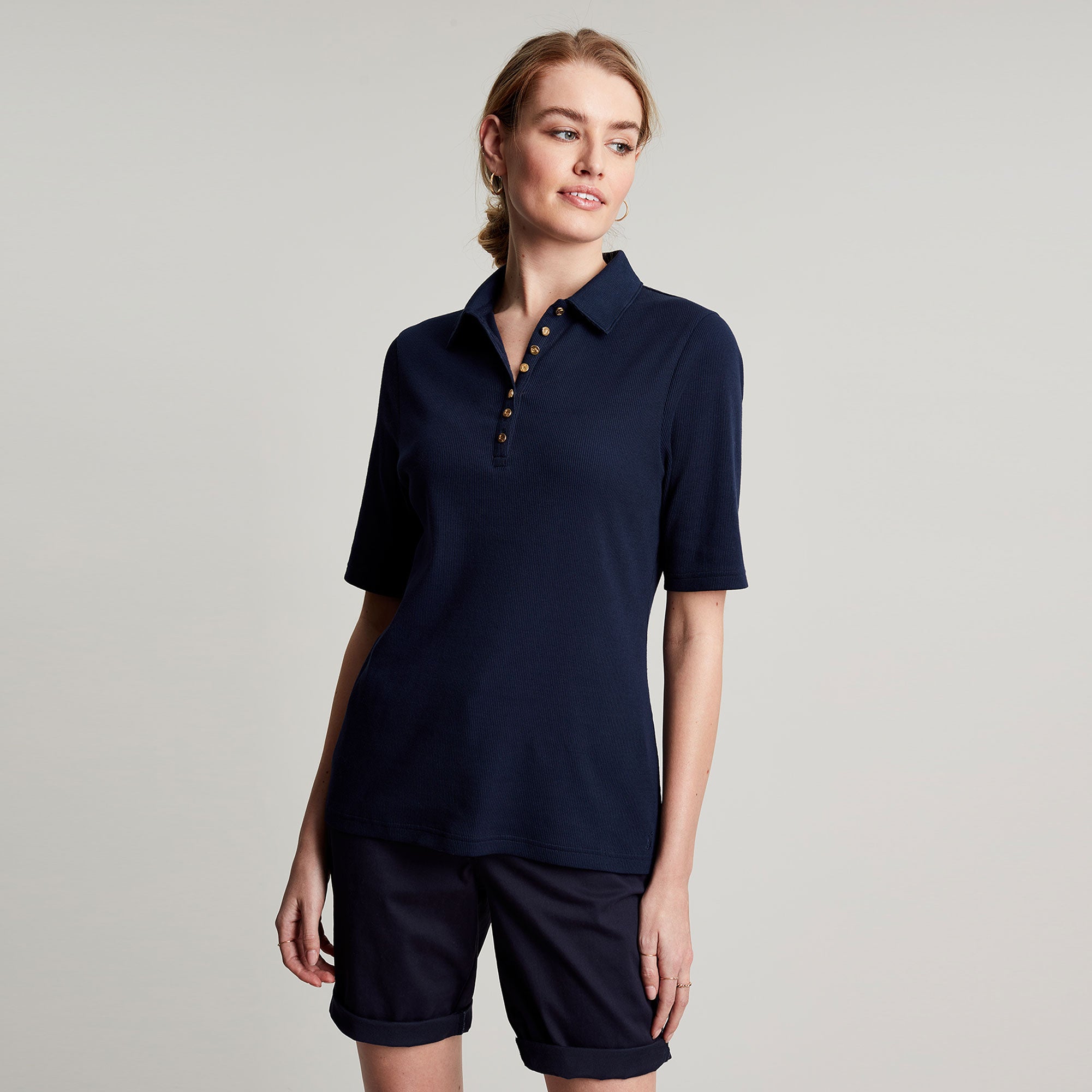 Joules Ladies Harriett Ribbed Top