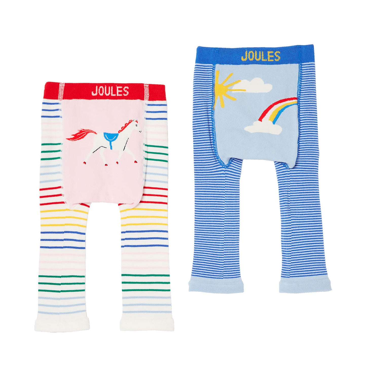 Joules Baby Lively 2 Pack Character Leggings