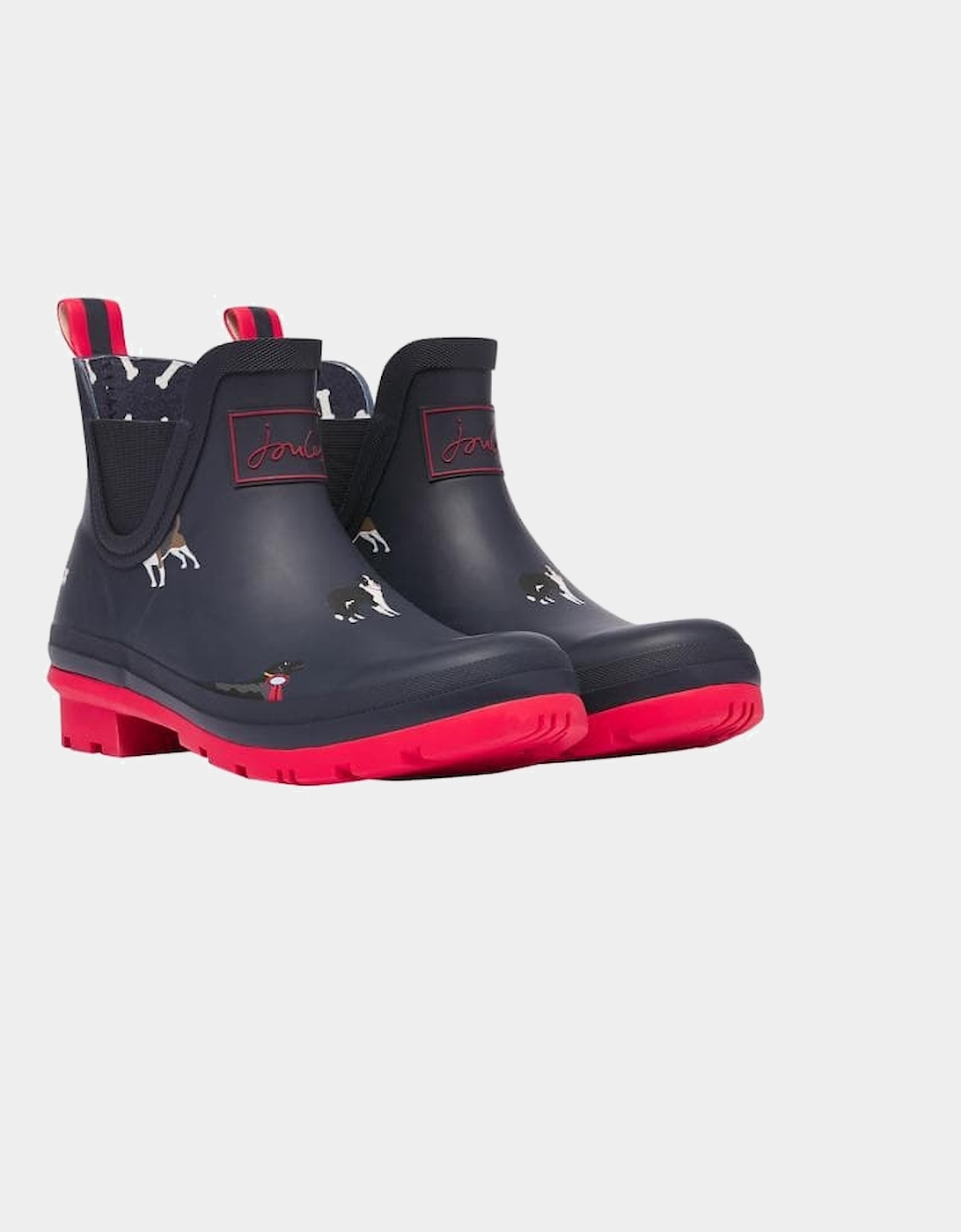 Joules Short Height Printed Welly Wellibob