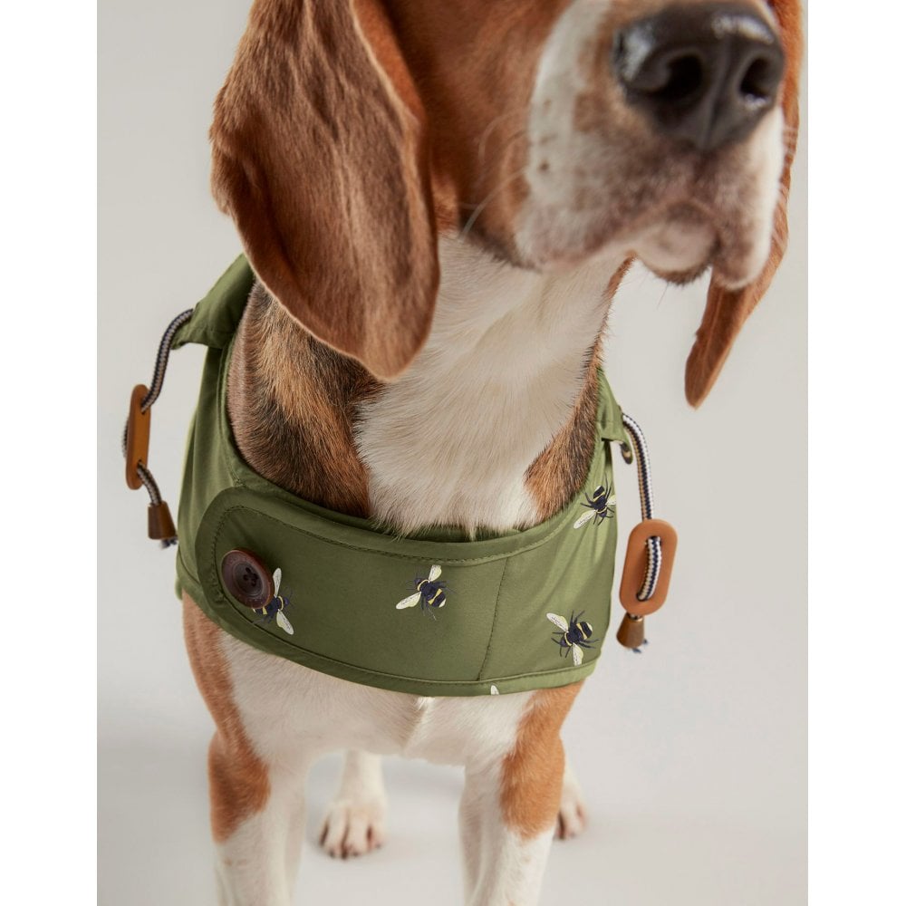 Joules Water Resistant Bumble Bee Print Dog Coat