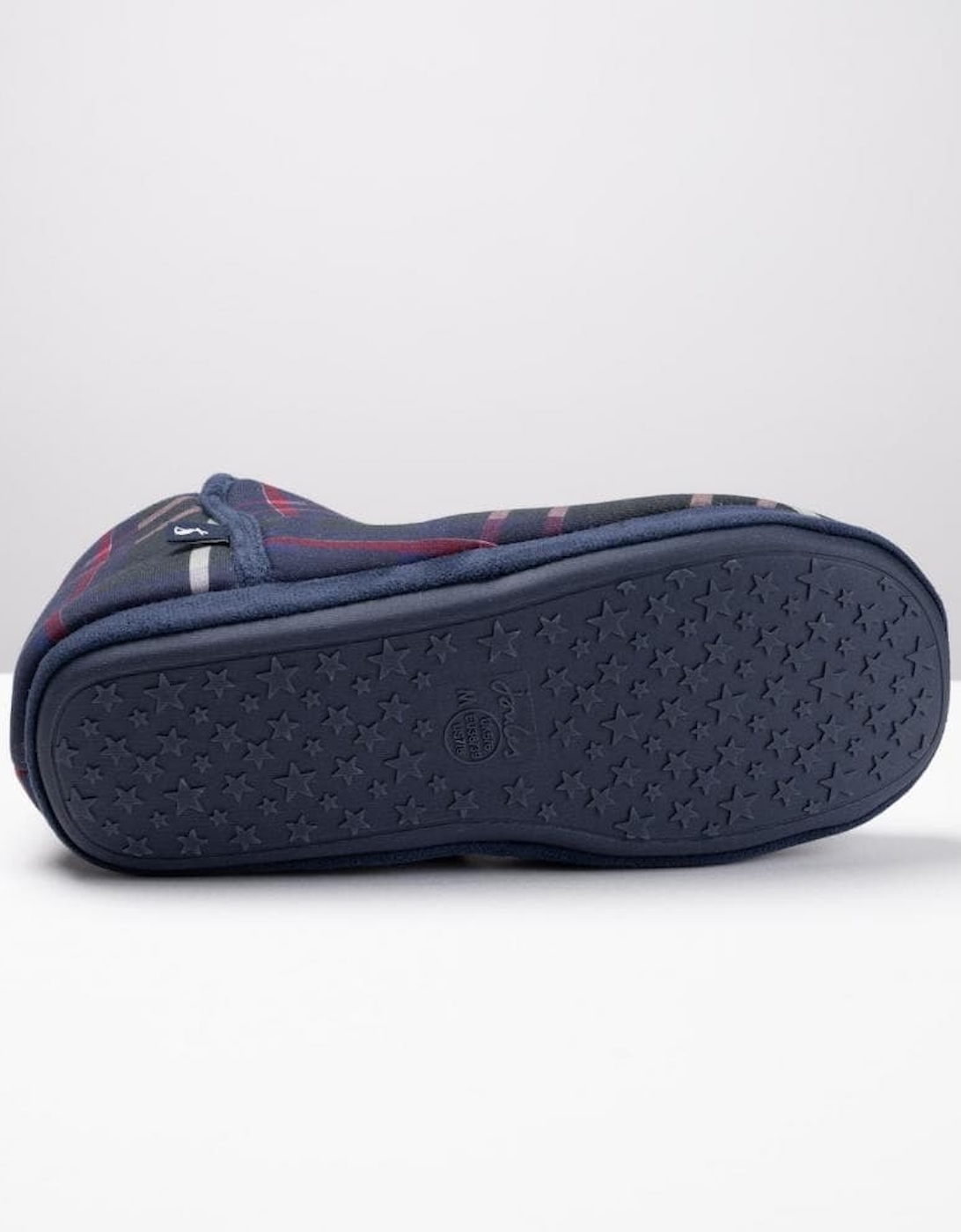 Joules Faux Fur Lined Slipper With Rubber Sole Cabin