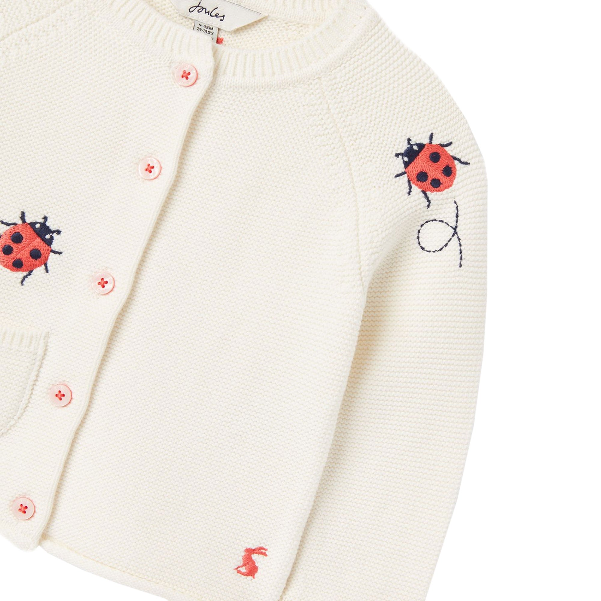 Joules Baby Girls Betsie Embroidered Cardigan