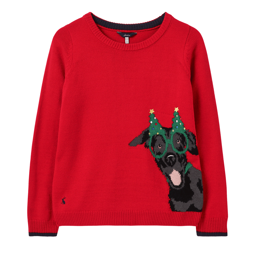 Joules Ladies The Cracking Festive Intarsia Jumper