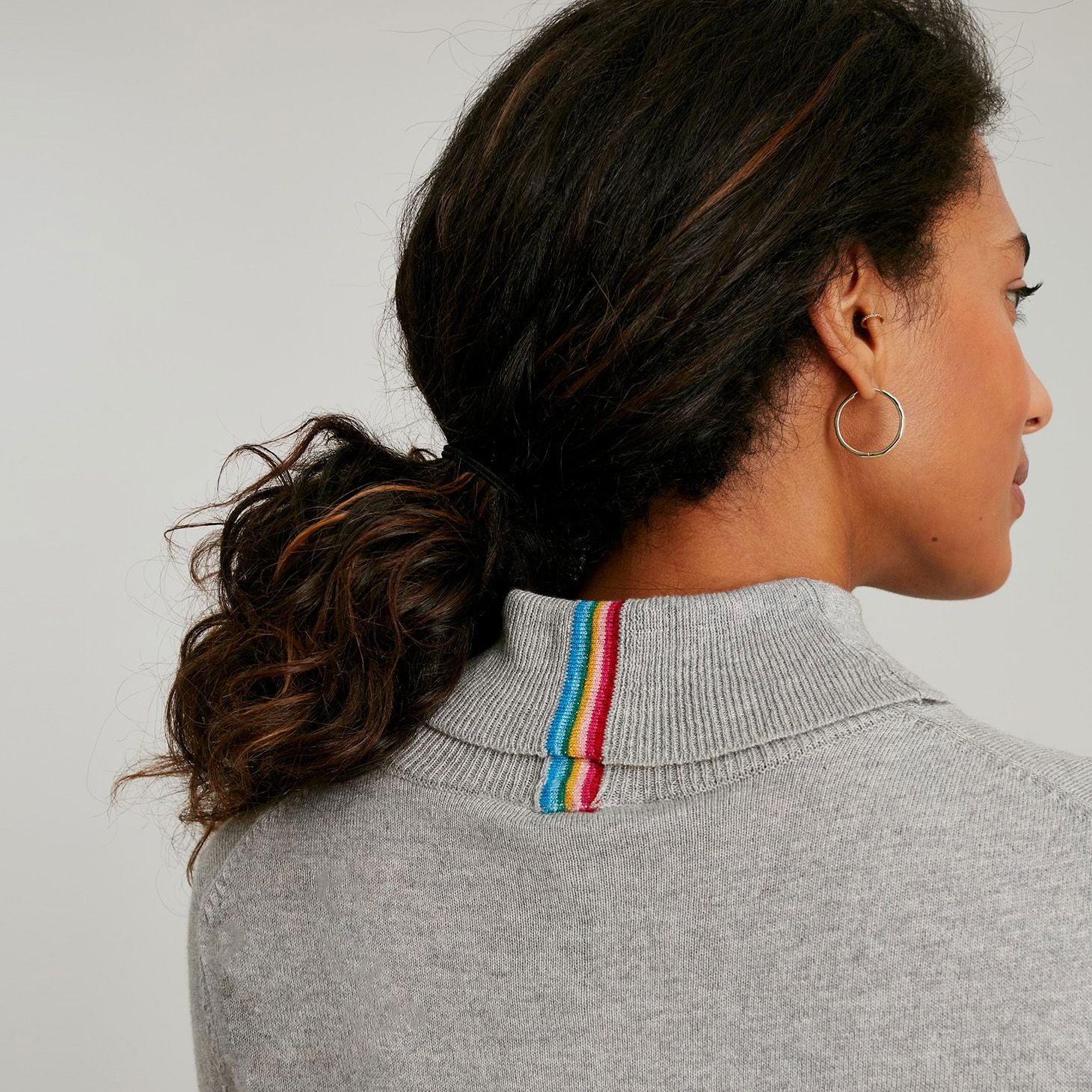 Joules Ladies Laurie Roll Neck Knitted Dress