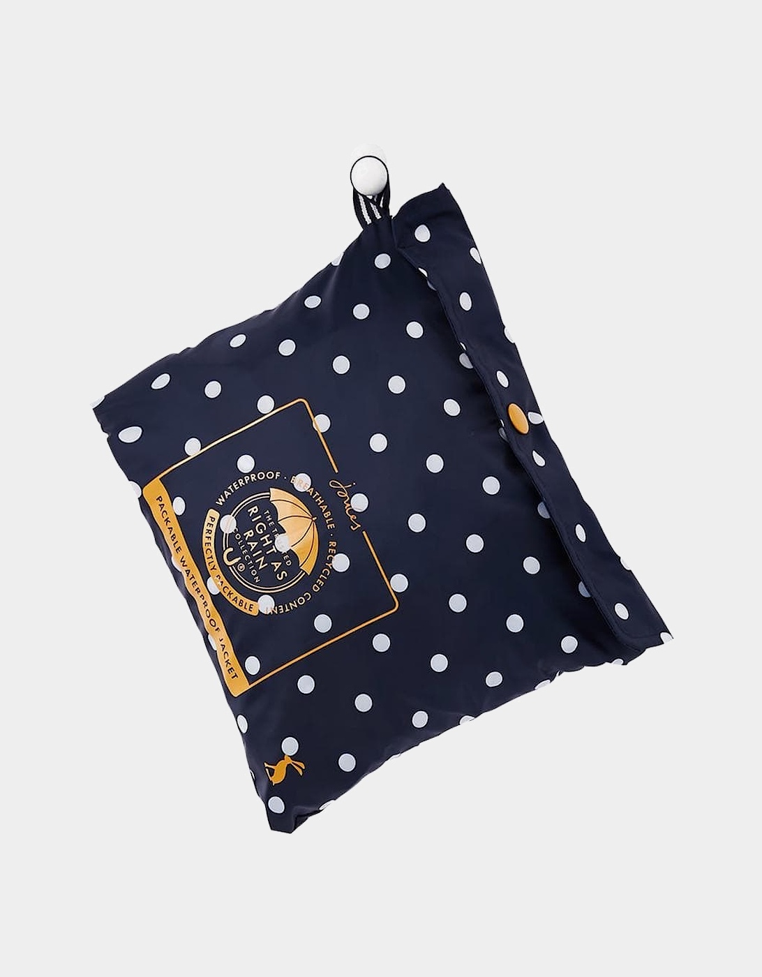 Joules Golightly Printed Waterproof Womens Packable Jacket