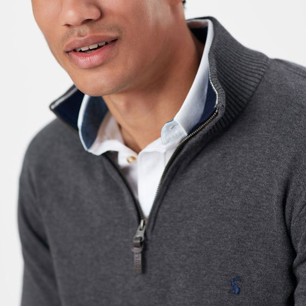Joules Mens Hillside 1/4 Zip Funnel Neck Jumper