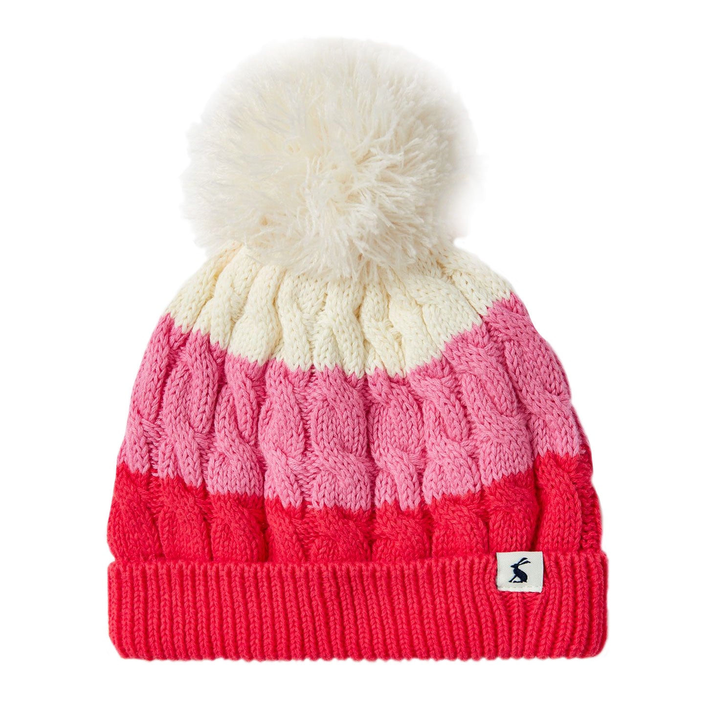 Joules Baby Alaska Knitted Colour Block Hat