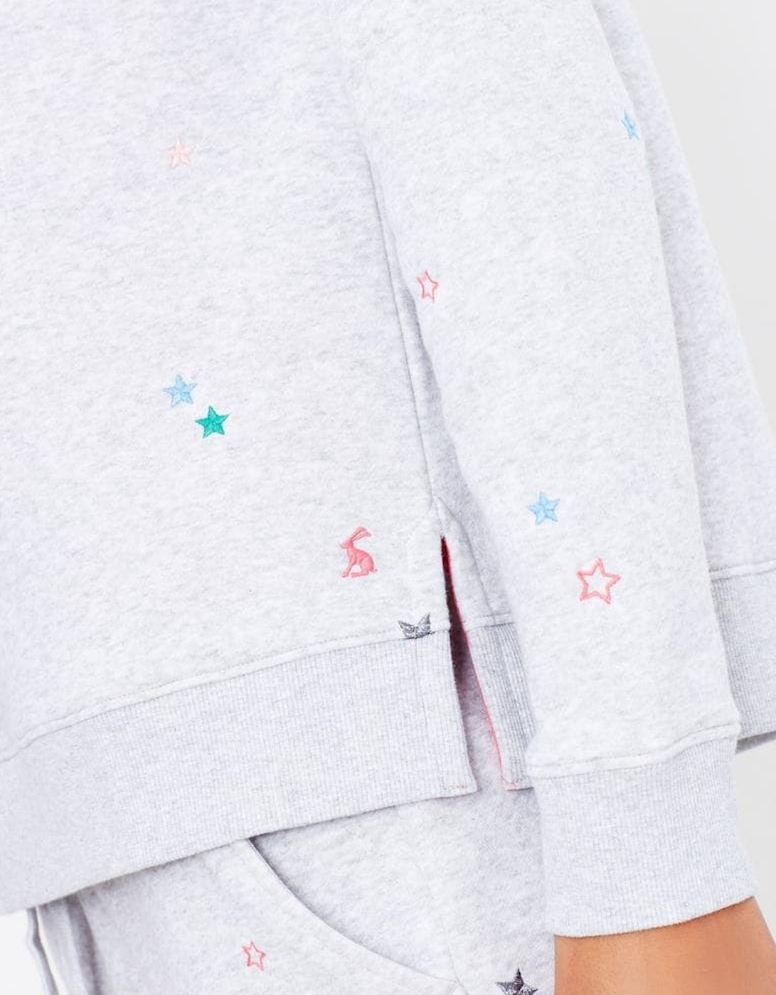 Joules Rowley Embroidered Womens Hooded Sweatshirt