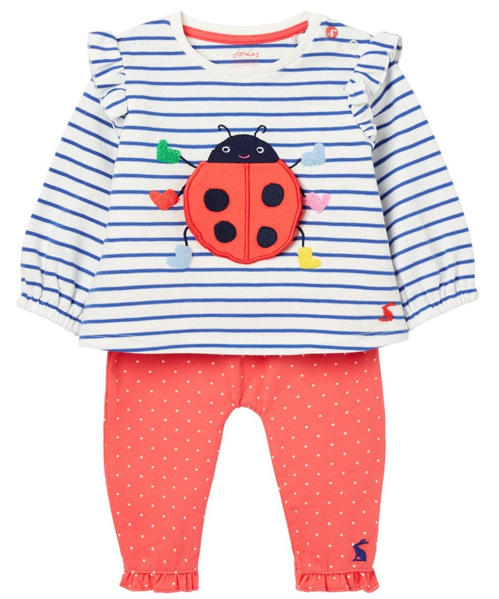Joules Baby Girl Poppy Organic Cotton Artwork Set
