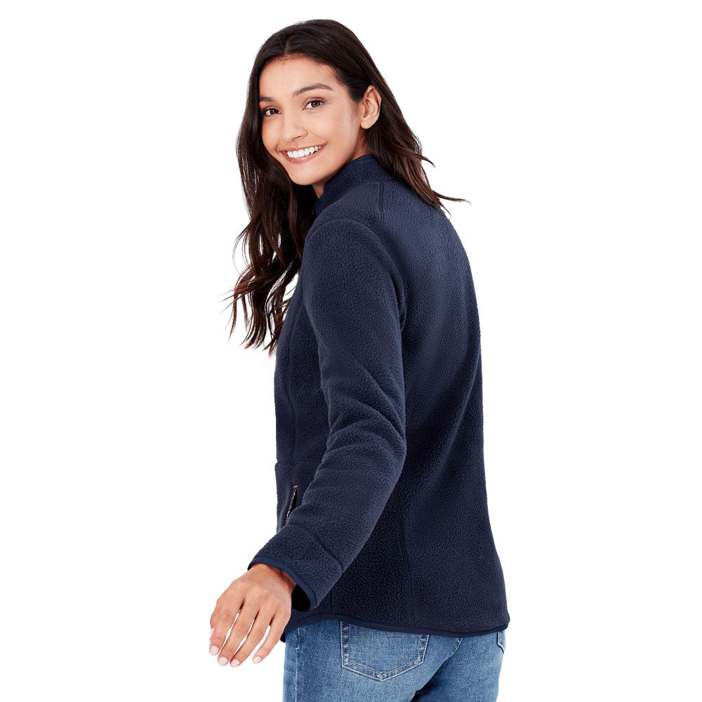 Joules Ladies Hadleigh Funnel Neck Full Zip Fleece