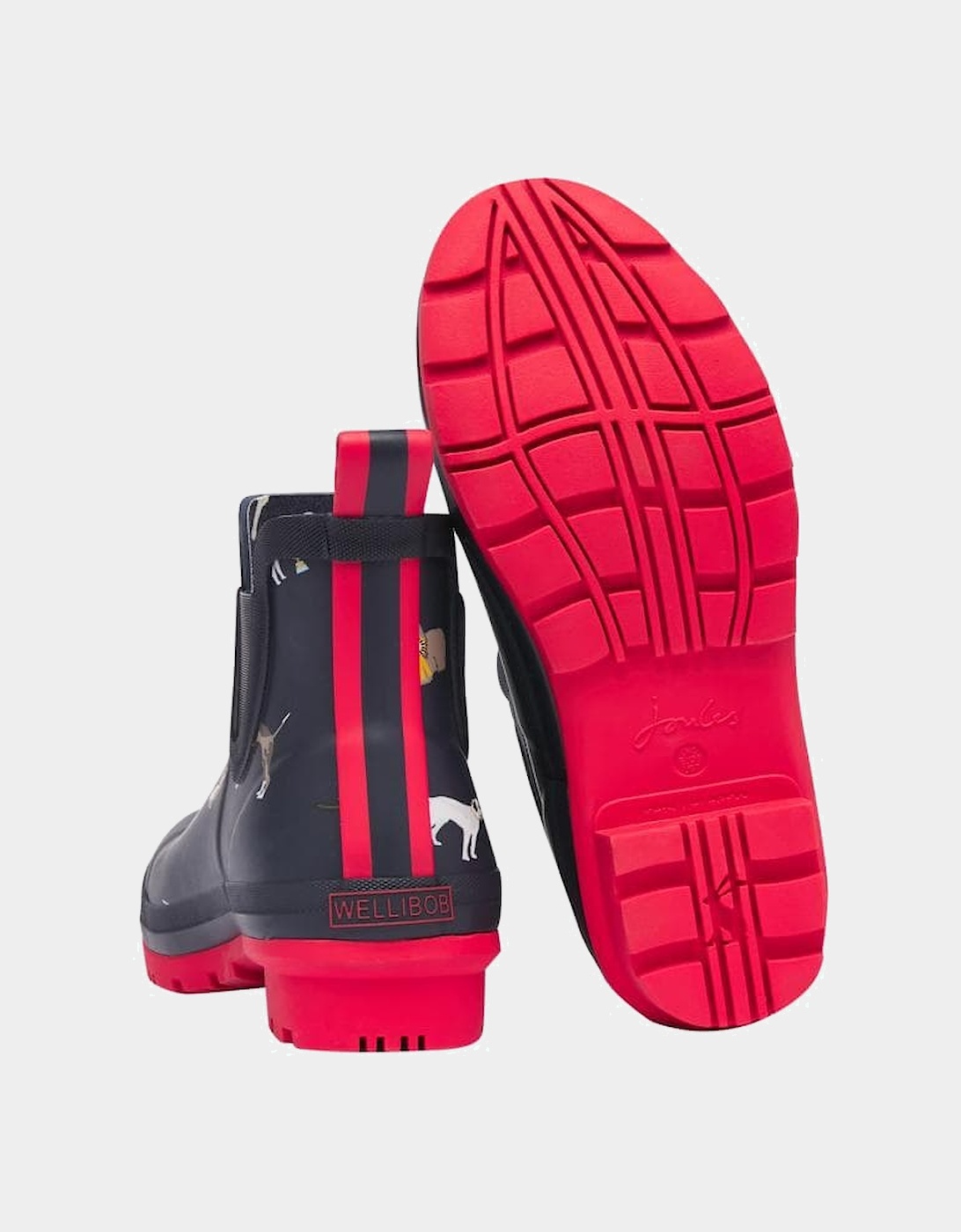 Joules Short Height Printed Welly Wellibob