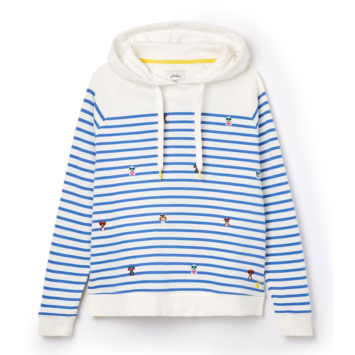Joules Ladies Rowley Embroidered Raglan Hooded Sweater