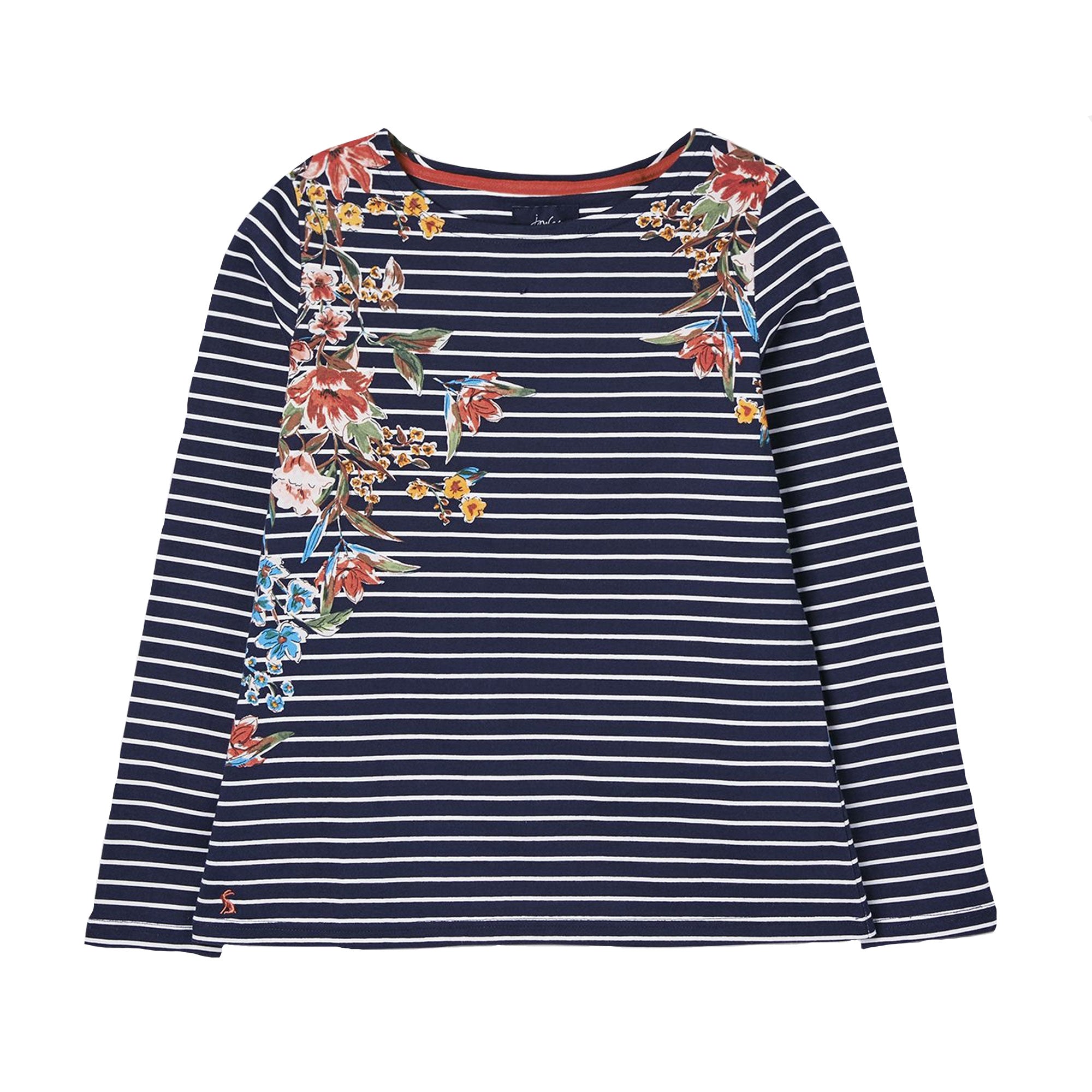 Joules Ladies Harbour Print Long Sleeve Jersey Top