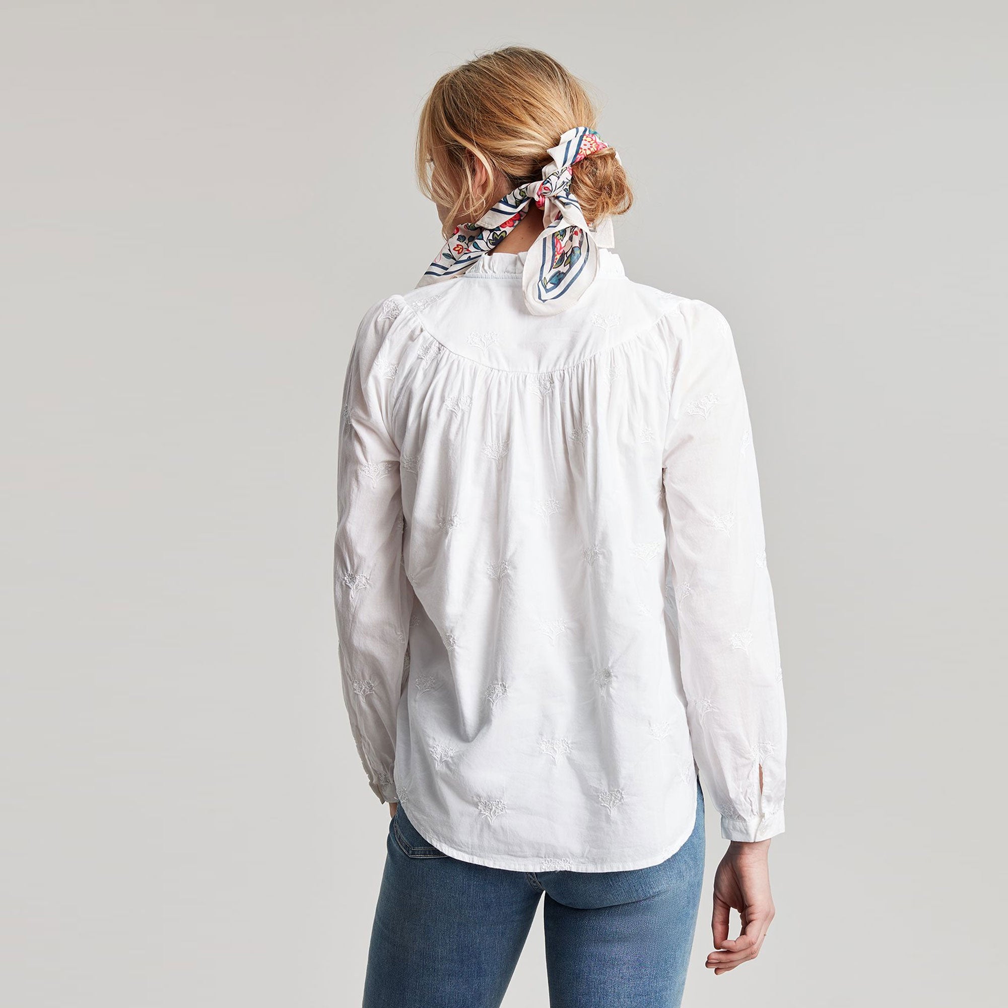 Joules Ladies Arietta Pop Over Voile Blouse