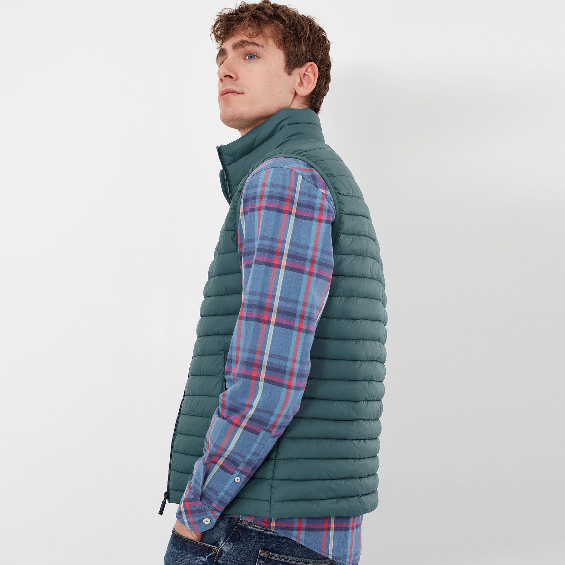 Joules Mens Snug Packable Puffa Gilet