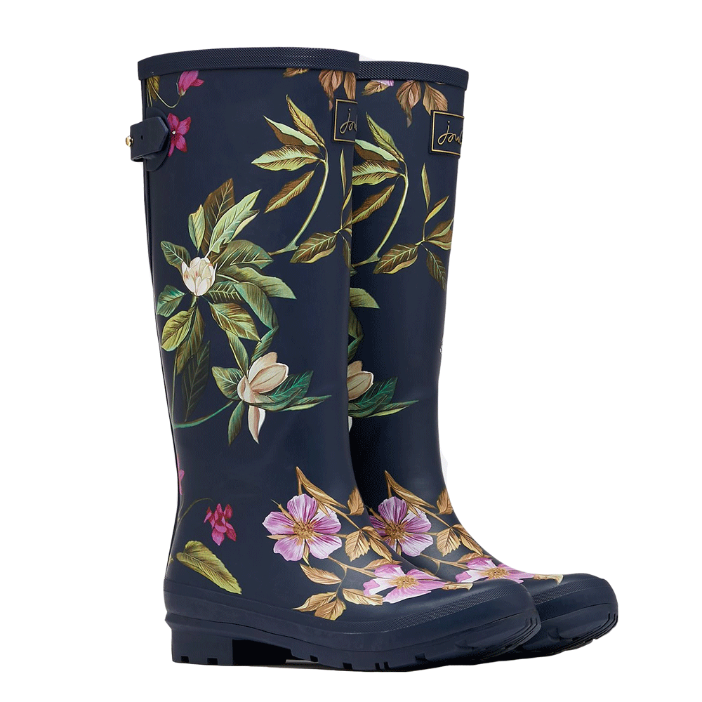 Joules Ladies Welly Print With Back Gusset