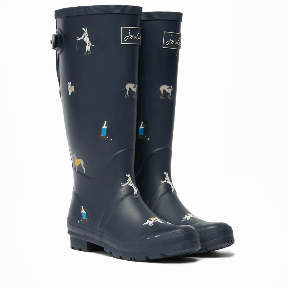 Joules Ladies Welly Print With Back Gusset