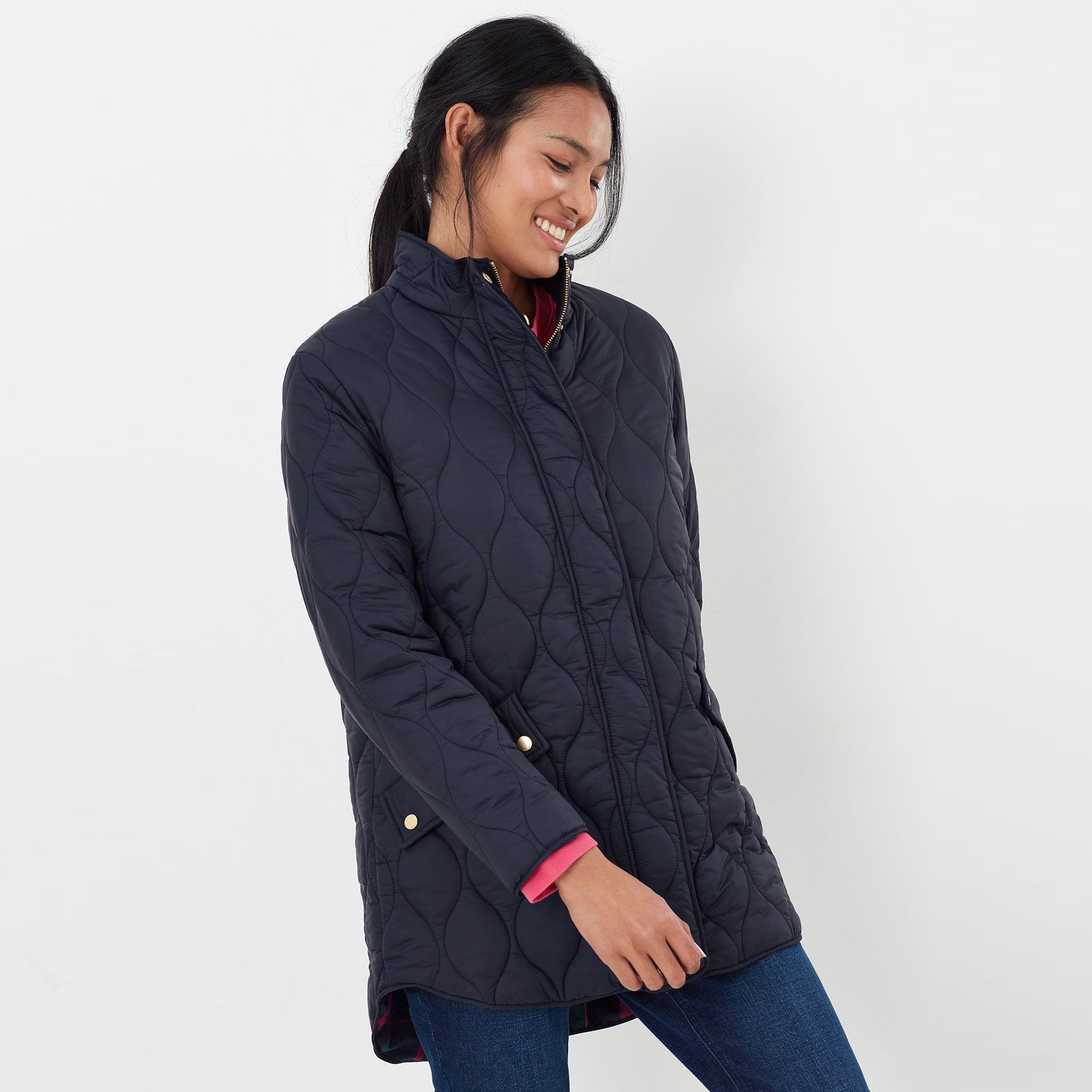 Joules Ladies Rosedale Mid Length Quilt