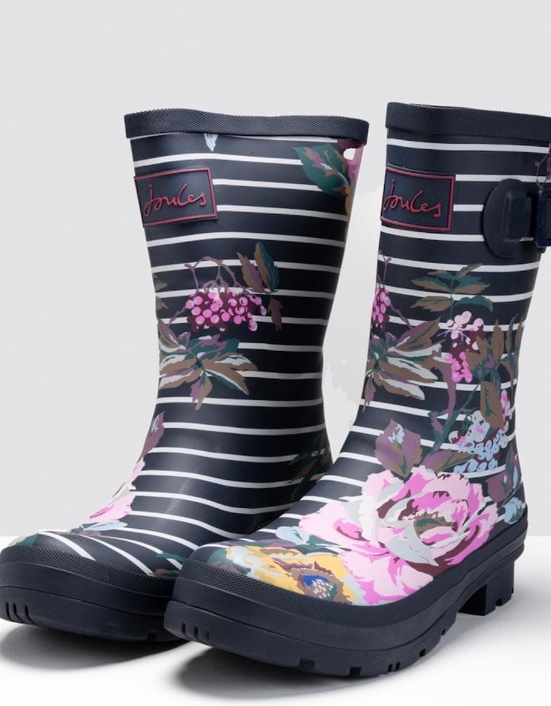 Joules Mid Height Printed Welly Molly Welly