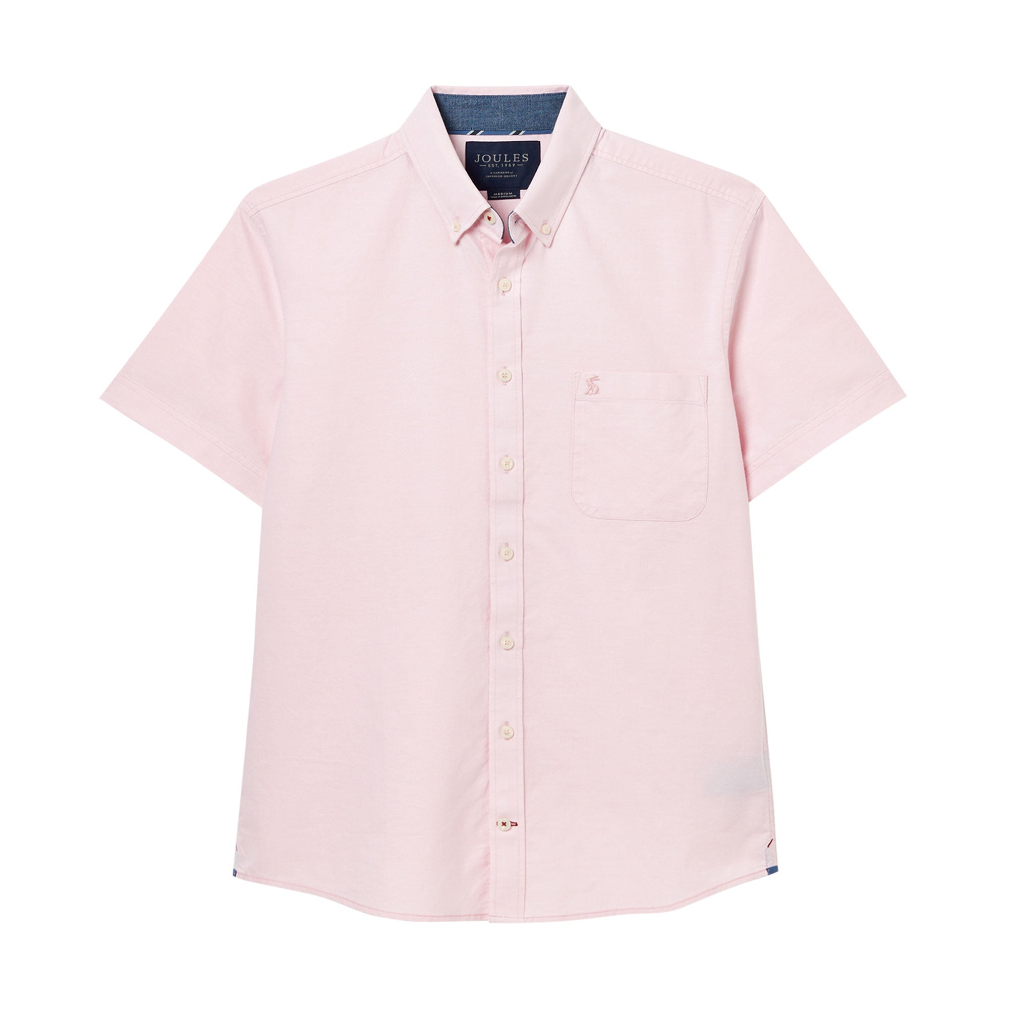 Joules Mens Classic Fit Short Sleeve Oxford Shirt