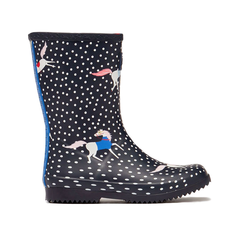 Joules Girls Roll Up Welly
