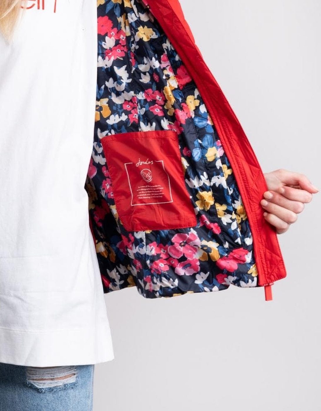 Joules Water Resistant Packable Puffer Coat