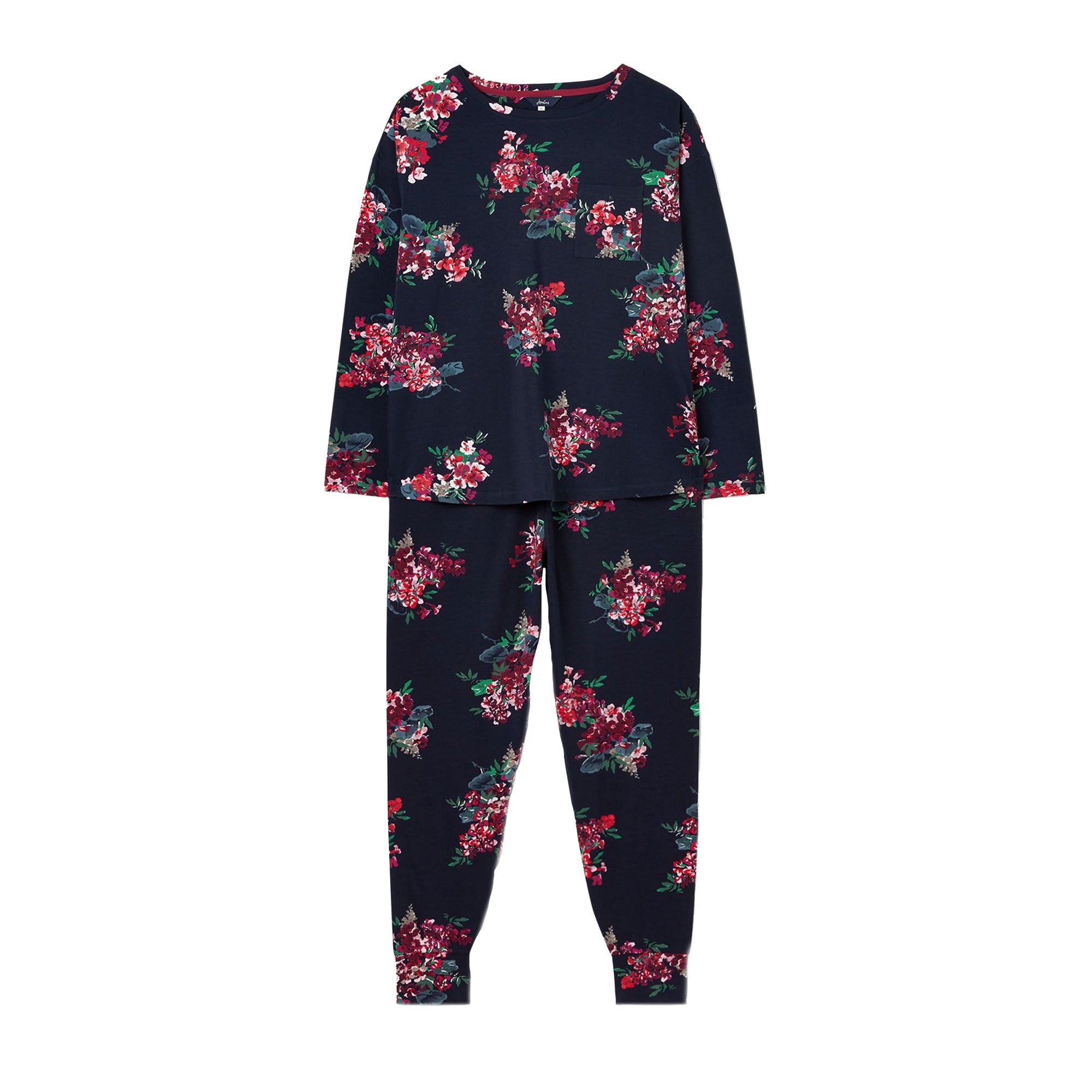 Joules Ladies Dreamley Long Sleeve Jersey Pyjama Set