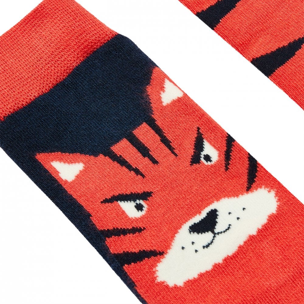 Joules Baby Boys Neat Feet Tiger Character Socks