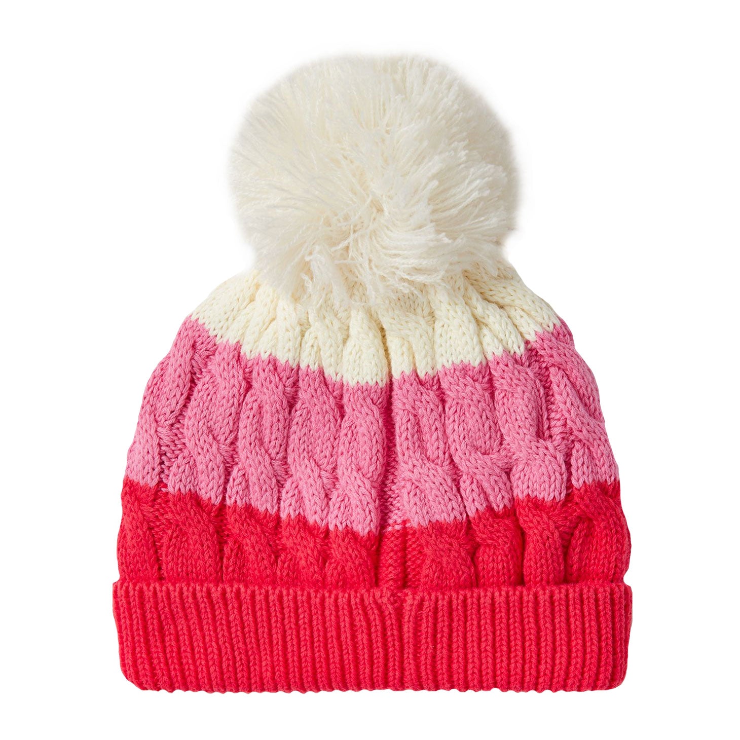 Joules Baby Alaska Knitted Colour Block Hat