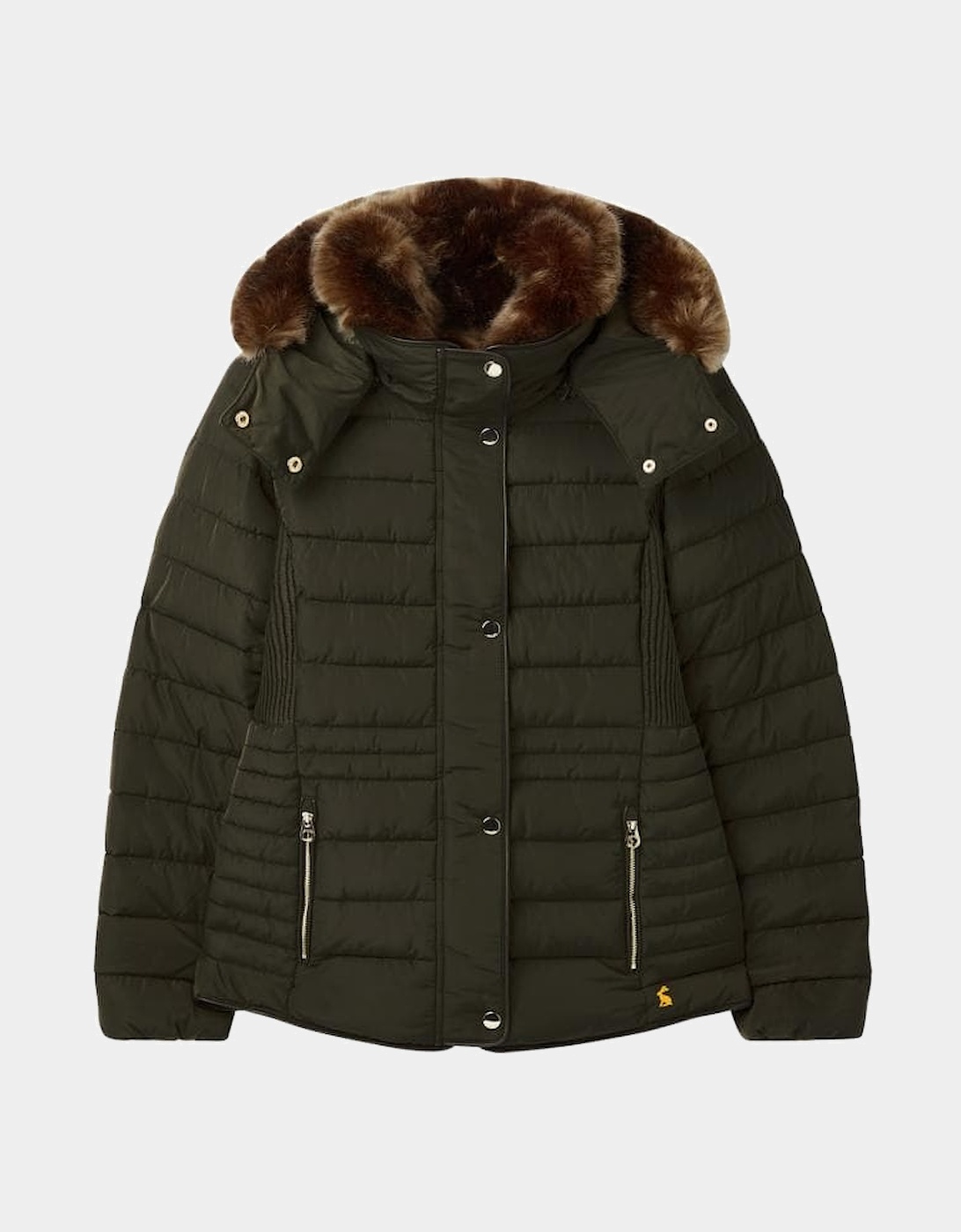 Joules Fur Trim Padded Coat Gosway