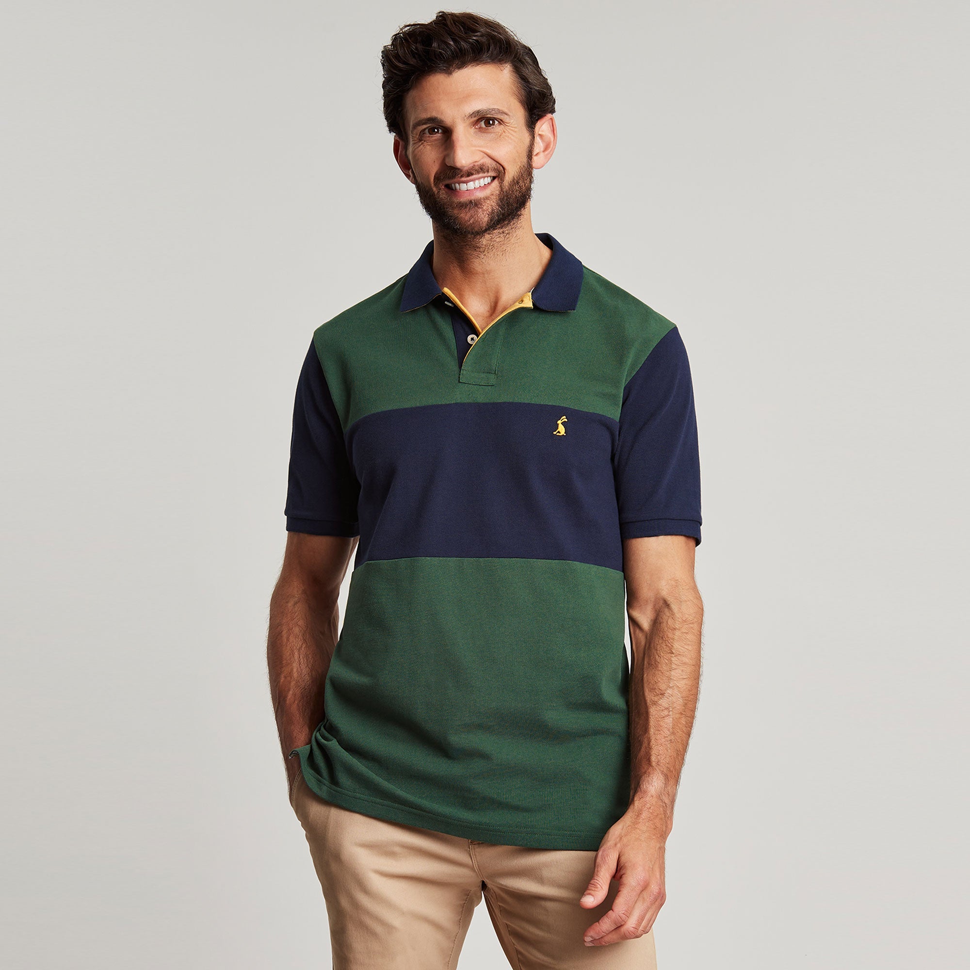 Joules Mens Colour Block Woody Polo