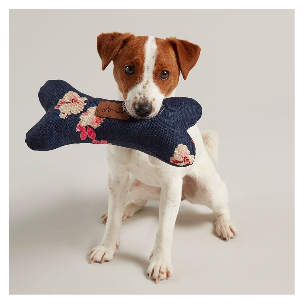 Joules Floral Bone Dog Toy