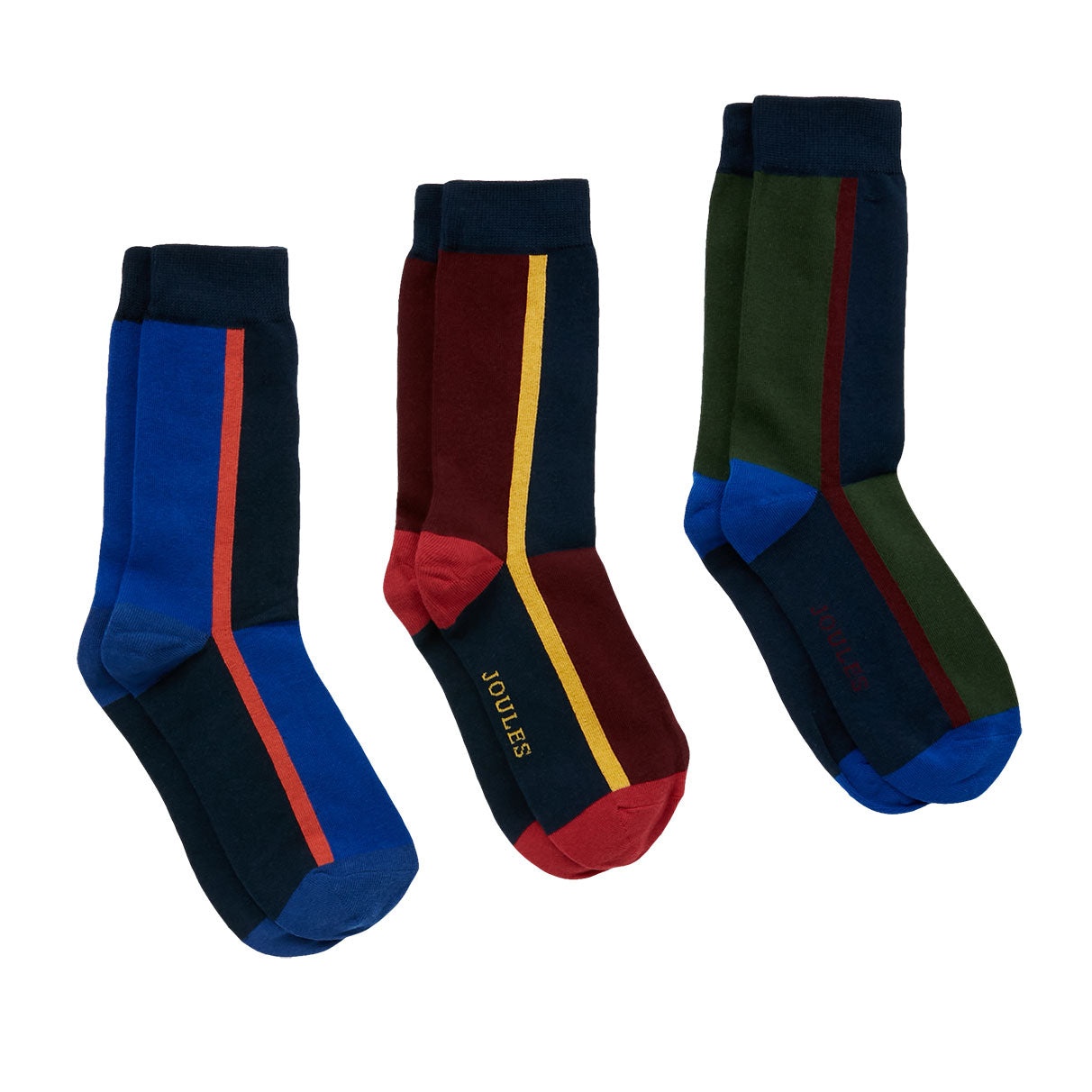 Joules Mens Striking Socks 3Pk