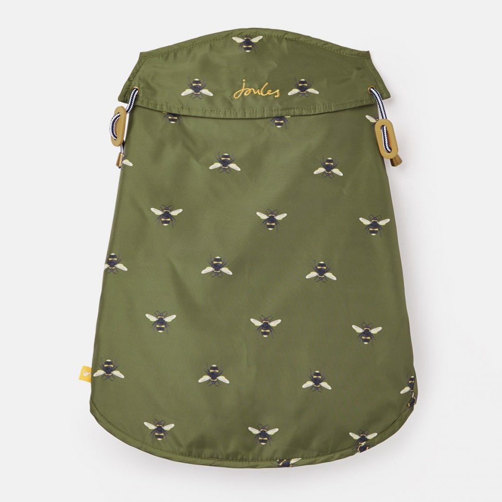 Joules Water Resistant Bumble Bee Print Dog Coat