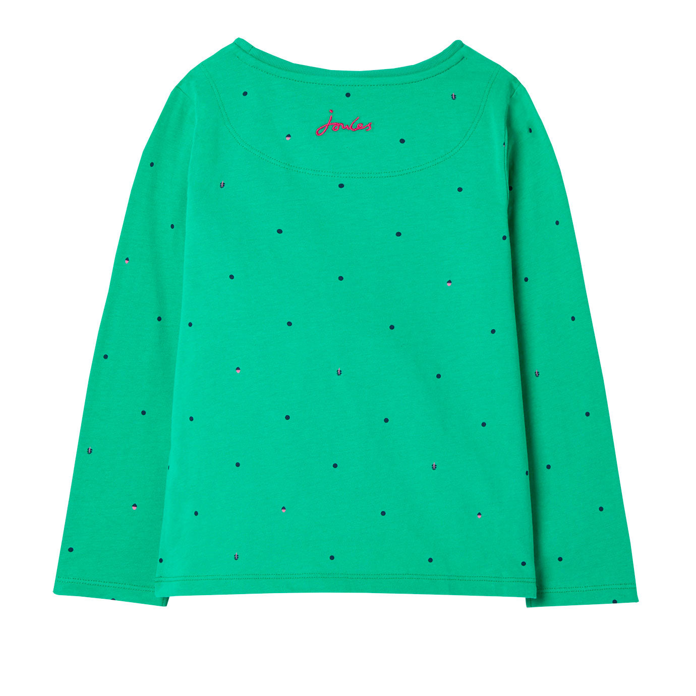 Joules Girls Ava Long Sleeve Applique T-Shirt